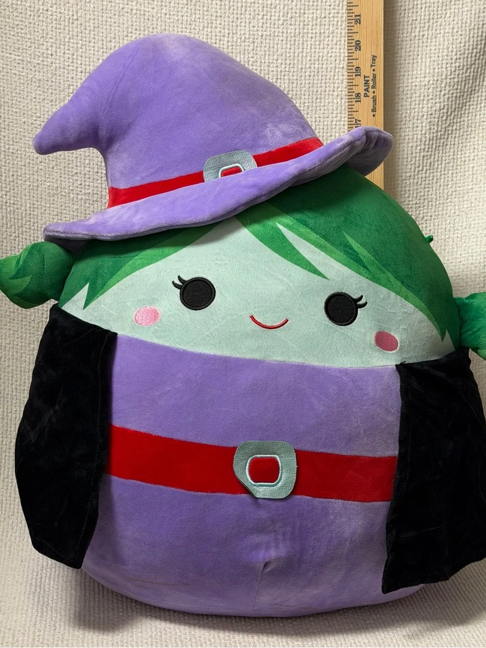 Rare Jumbo KellyToy Plush Brie The Witch Exclusive Squishmallow 20 Inch